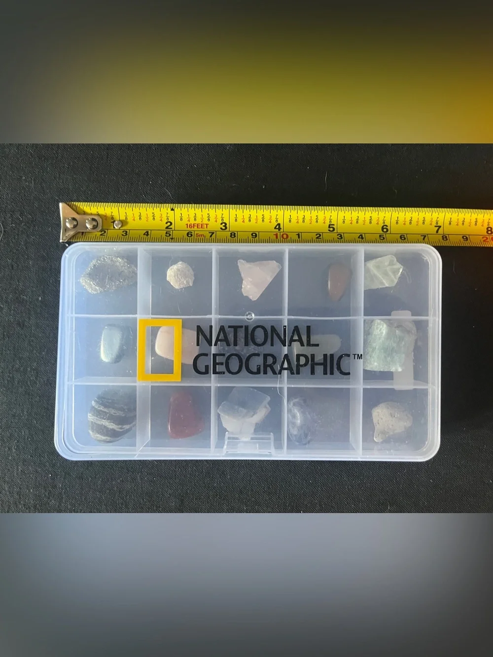 National Geographic Rock & Mineral Starter Kit with 15 Compartment Carry Case
